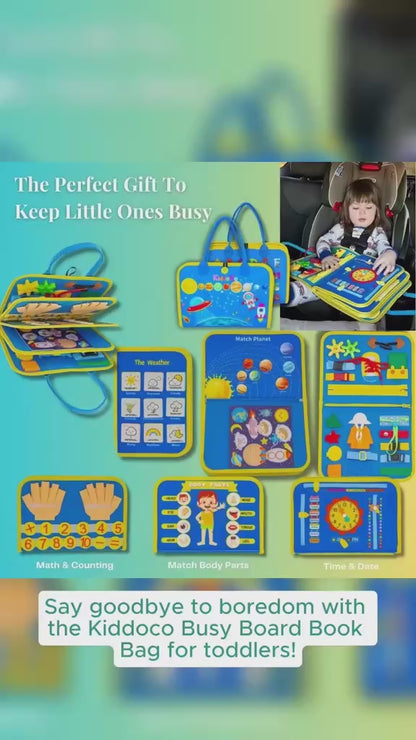 KiddoCo Busy Book Bag